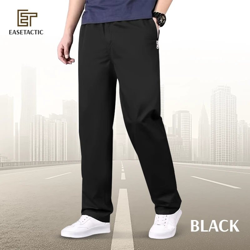 EaseTactic - Flex Fit Zipper-Pocket Durable Pants