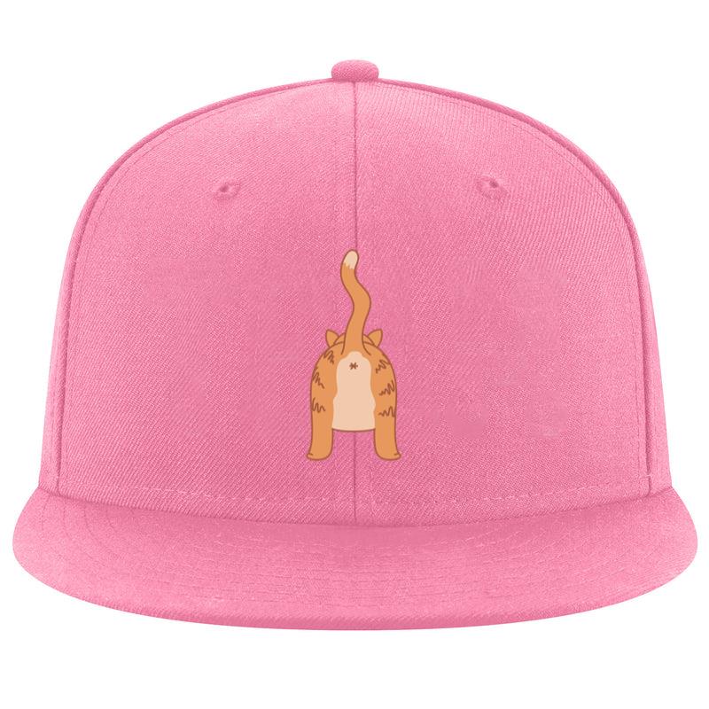 Cartoon Cat Standing On Its Hind Legs Cap