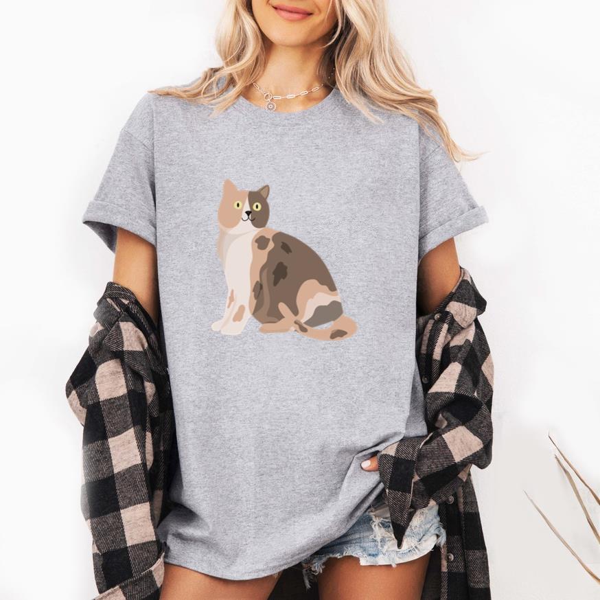 Cat Animal Illustration T-Shirt