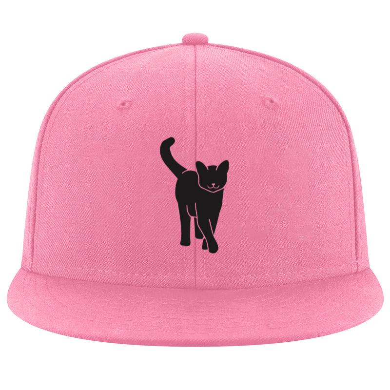 Cat Walking Animal Silhouette Cap