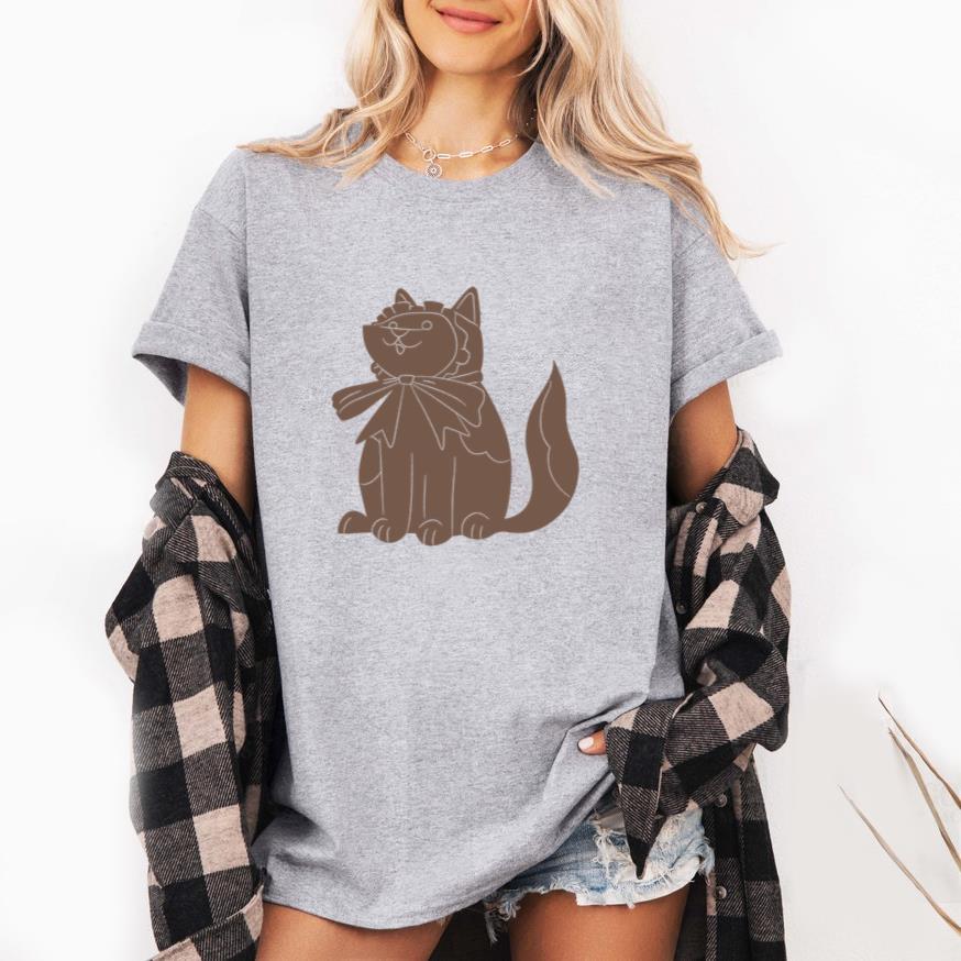 Cute Cat With A Ribbon T-Shirt