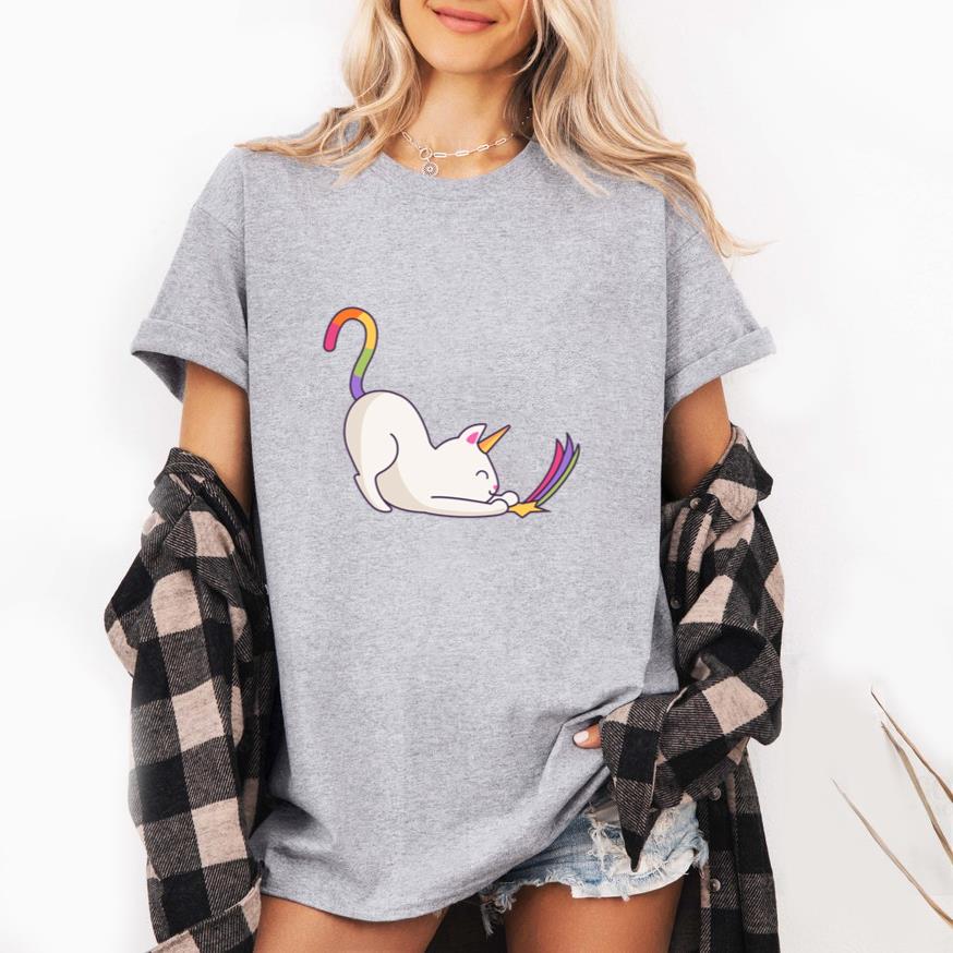 Cute Unicorn Cat T-Shirt