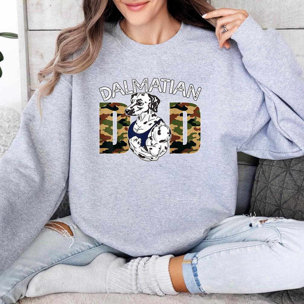Dalmatian Dad Dog Father Day Sweatshirt