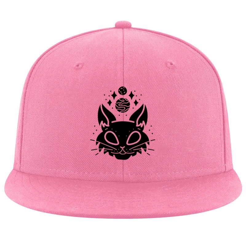 Futuristic Cat Design With Celestial Elements Cap