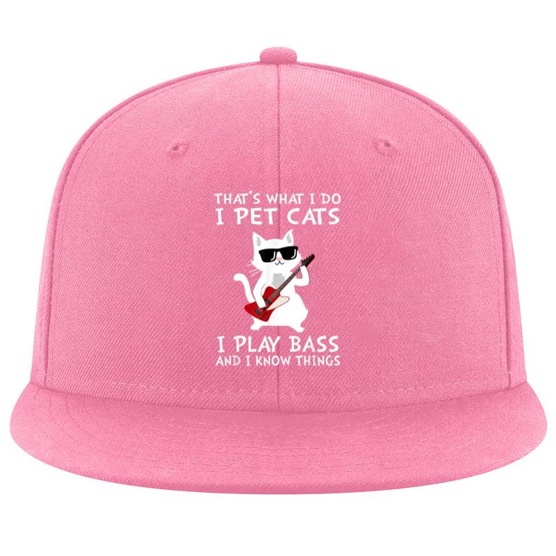 Thats What I Do I Pet Cats Bass Guitars Cap