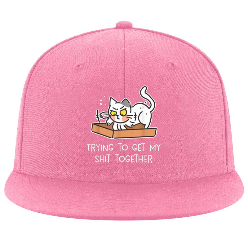 Trying to Get My Shit Together Cat Cap