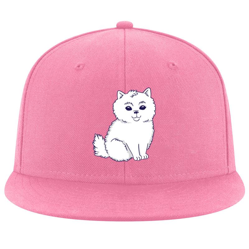 White Cat Sitting Cap